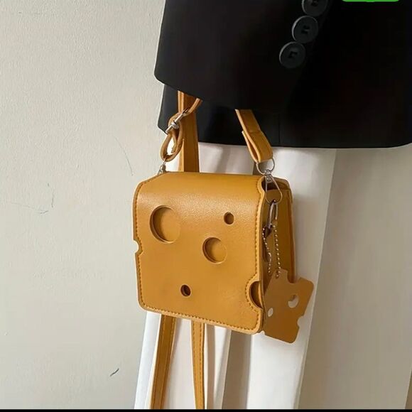 Cheese Crossbody Novelty Bag - Picture 4 of 6